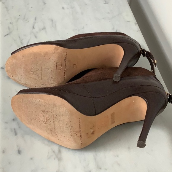 CAROLINA HERRERA SOFT LEATHER BOOTIES - Picture 4 of 5